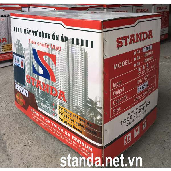 Ổn áp standa 15kva dải 150v-250v chính hãng dây đồng 100% giá cực tốt