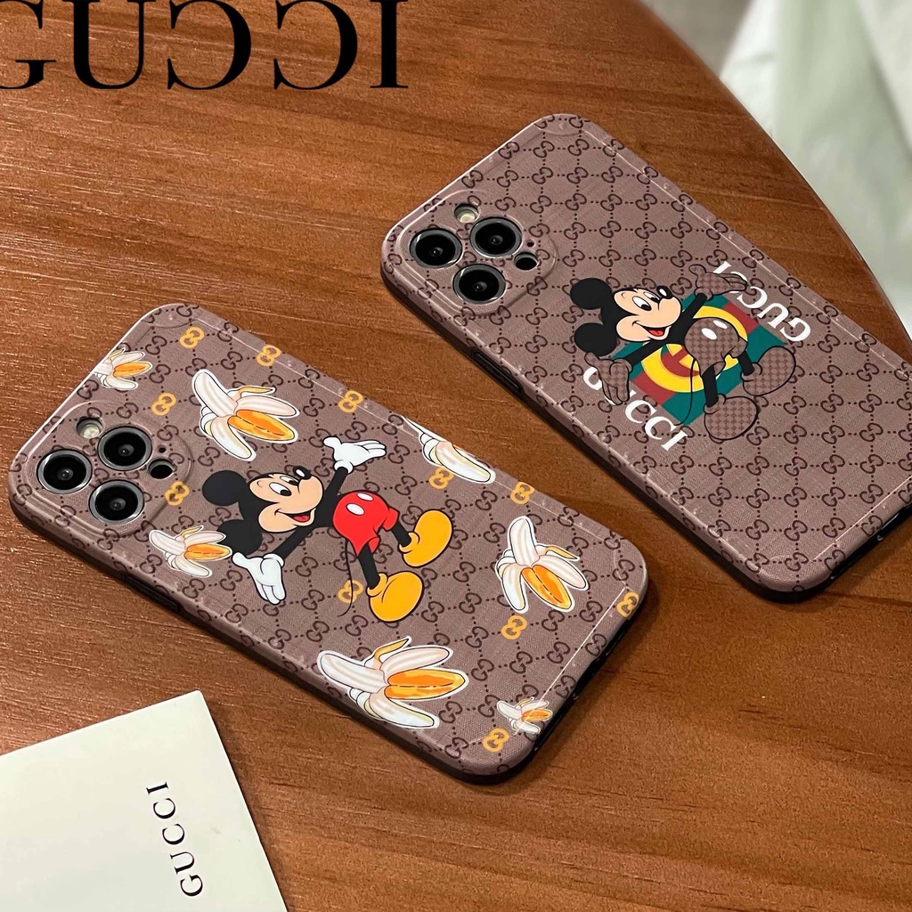 Ốp Điện Thoại Chống Sốc In Hình Chuột Hoạt Hình Dễ Thương Cho iPhone 14 13pro max 12pro 11promax 11