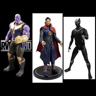 Bộ 3 Mô hình Thanos Doctor Black Panther Marvel avengers