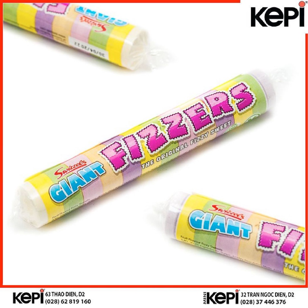 Kẹo Trái Cây Swizzels Sweet Surprise/ T&S Swizzels Giant Fizzers 40g