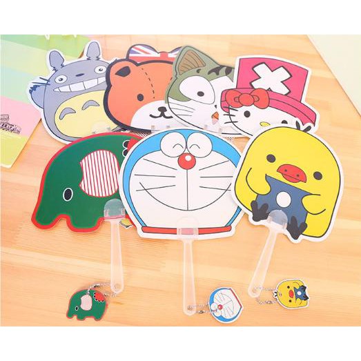 Quạt cầm tay cute nhiều hình ngộ nghĩnh