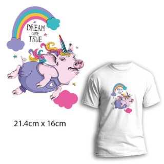 Miếng ủi truyền nhiệt offset dán quần áo hình Dream Come True