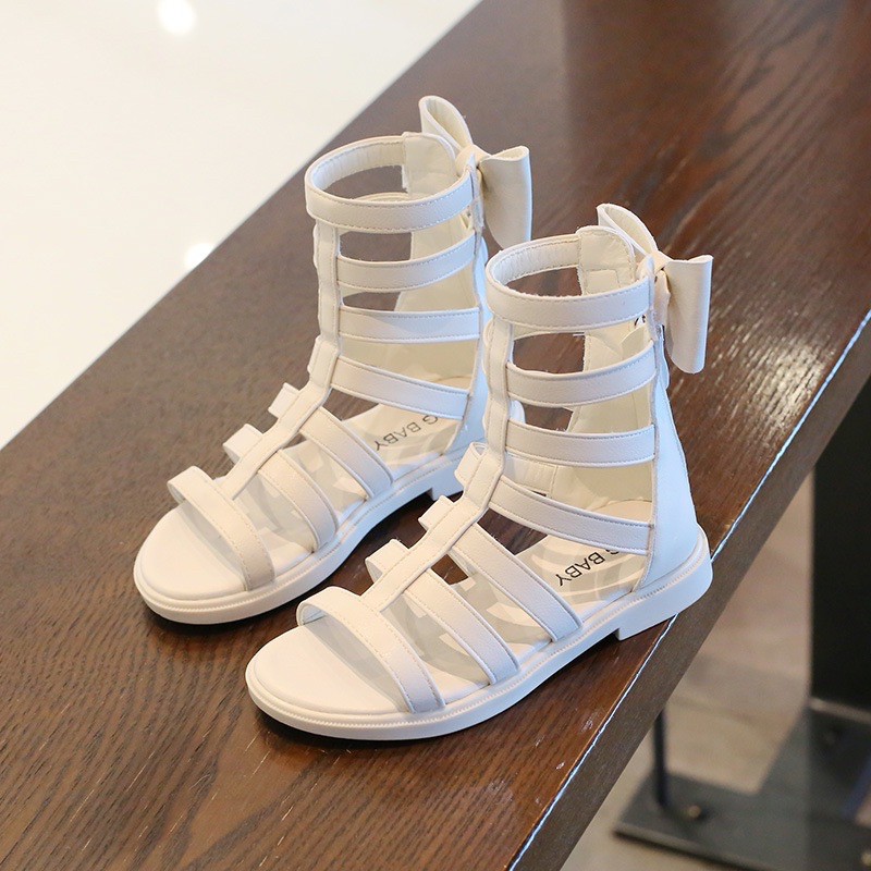 Dép Sandal Chiến Binh Cổ Cao Phong Cách Hàn Quốc Cho Bé Gái M028