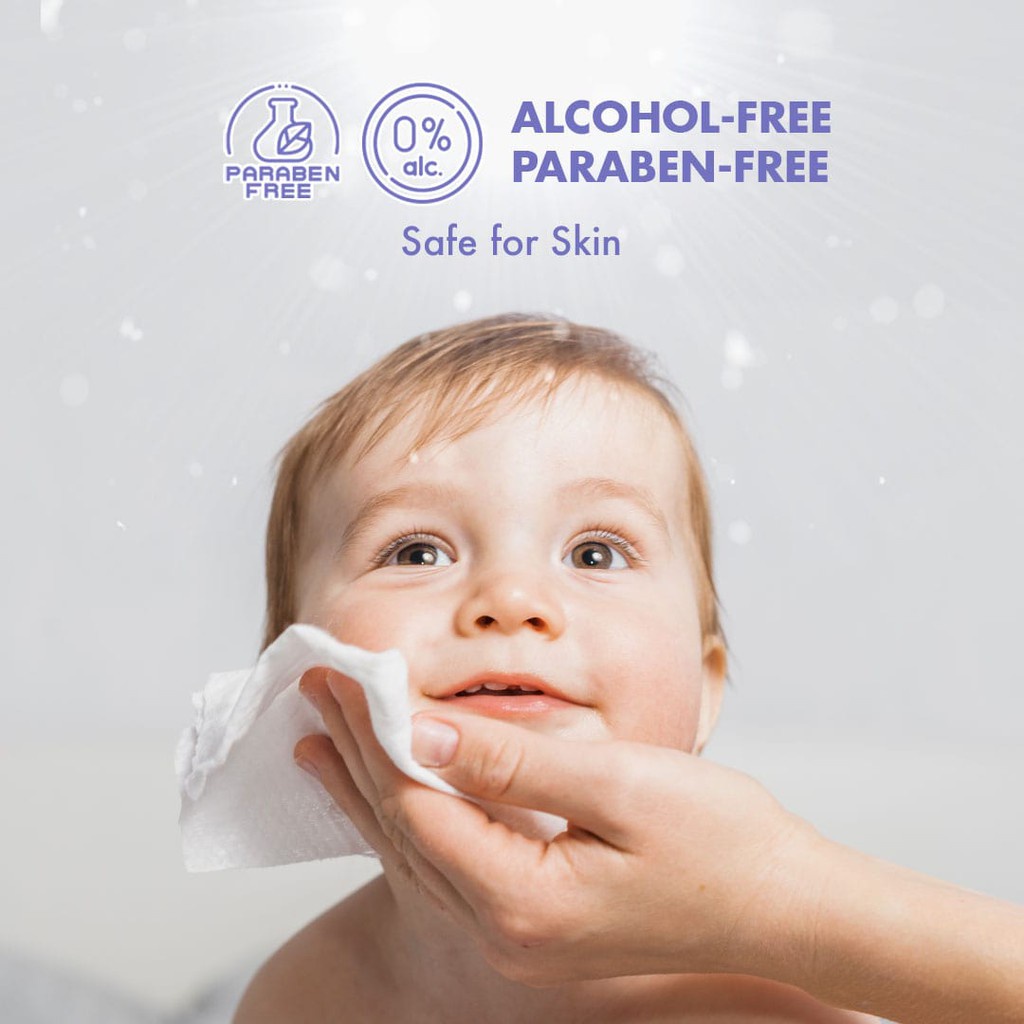 Gói 20 tờ khăn lau GuoGuang Hoppi kháng khuẩn cao cấp cho em bé