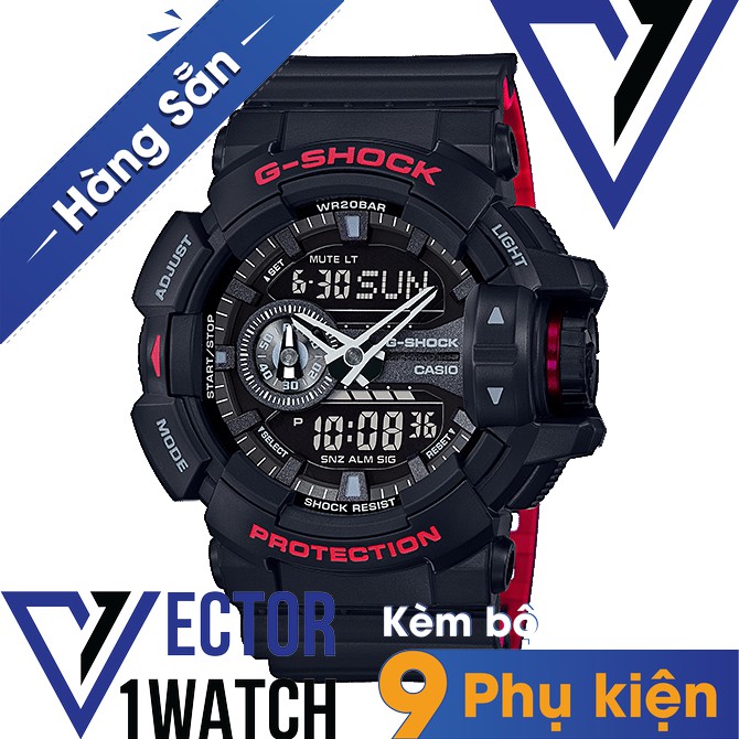 Đồng hồ thể thao nam nữ G-Shock GA-400HR-1A Full phụ kiện