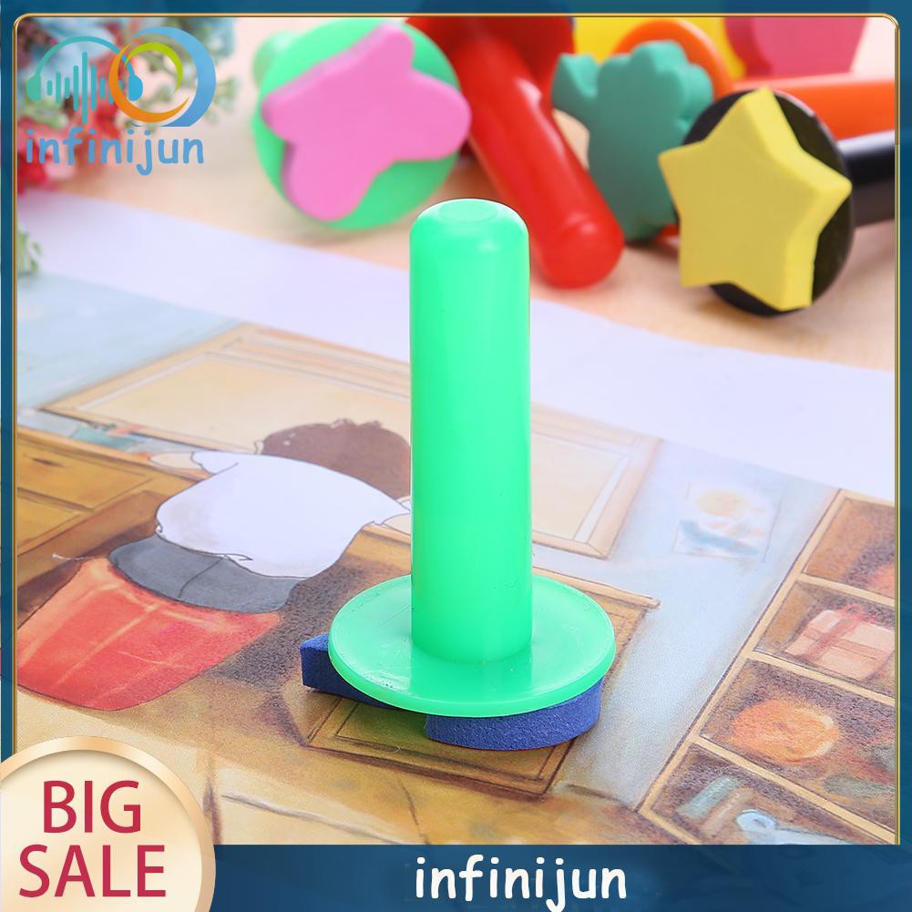 Set 6 Cọ Bọt Biển Vẽ Tranh