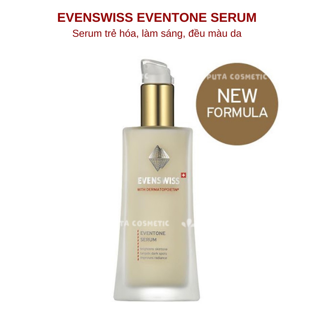 Tinh chất trẻ hóa làm sáng da Evenswiss Eventone Serum 50ml