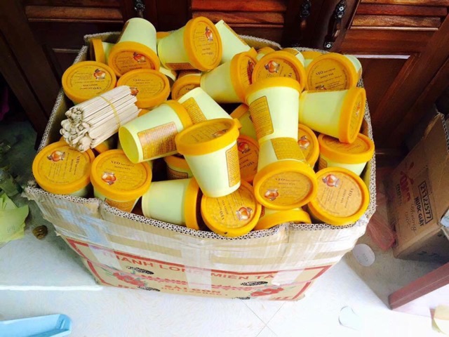 Wax lông Veo mật ong nguyên chất 100% ( tẩy sạch không đau rát )