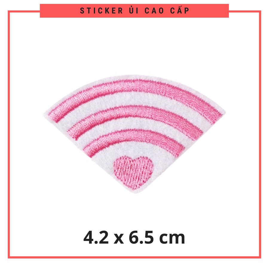 Sticker ủi áo Cao cấp - CÓ SẴN KEO ỦI - sticker vải dùng làm miếng vá áo, phụ kiện trang trí quần áo, balo, giày, nón