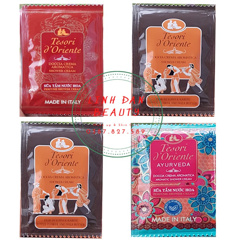 Gói sữa tắm Tesori O'drient ♥️ Gói dùng thử sữa tắm xích Tesori_6ml