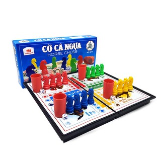 Bộ Đồ Chơi Cờ Cá Ngựa Nam Châm Cỡ Đại 38x38cm Có Hộp Đựng - Đỗ Gia