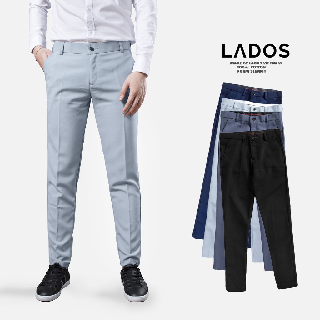 Quần tây cao cấp dài LADOS - 1327 - Hàng chất lượng ( ẢNH THẬT) chất dày dặn co giãn nhẹ thoải mái - HÀNG MỚI VỀ