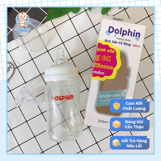 Bình sữa Dolphin cổ rộng, bình sữa sơ sinh