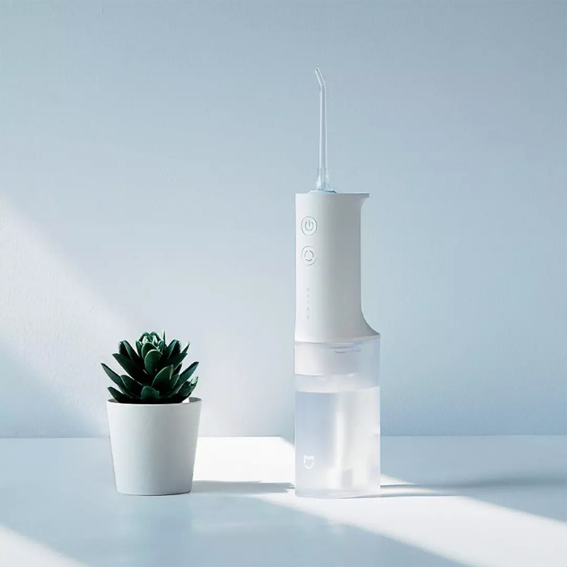 Máy tăm nước Xiaomi Mijia công suất mạnh mẽ, tần số cao kháng nước IPX7 thuận tiện đi du lịch