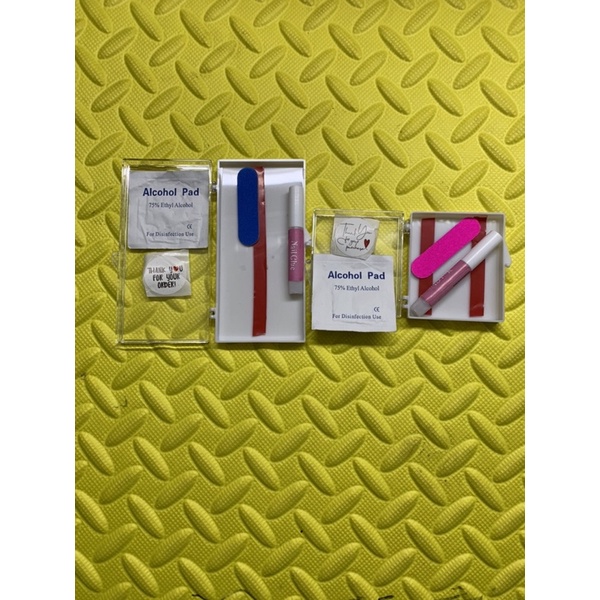 Combo làm nail box hộp vuông có dán keo