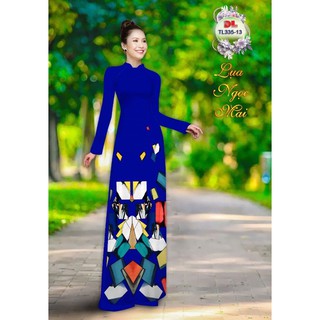 Vải áo dài 3D lập thể