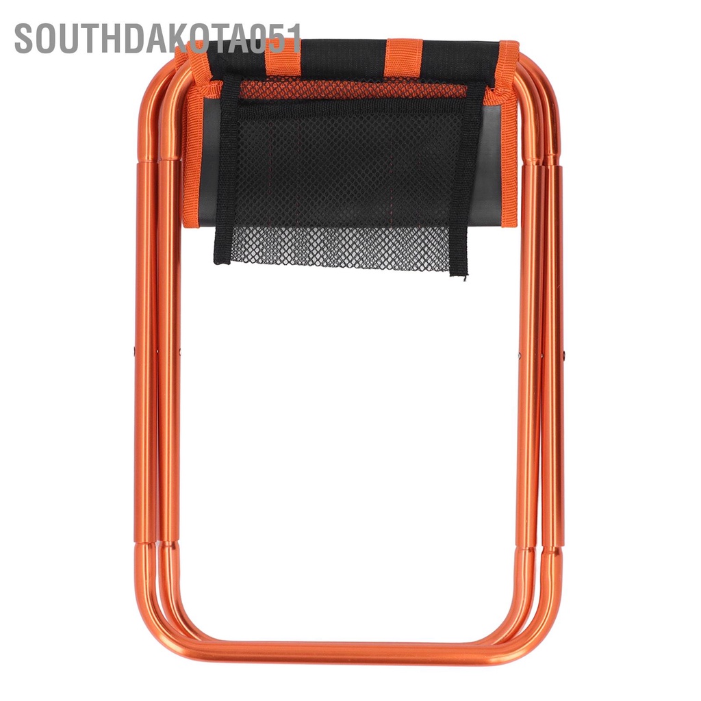 [Hàng Sẵn] Ghế gấp gọn mini di động Câu cá Cắm trại ngoài trời với Túi đựng Hợp kim nhôm 7075【Southdakota051】