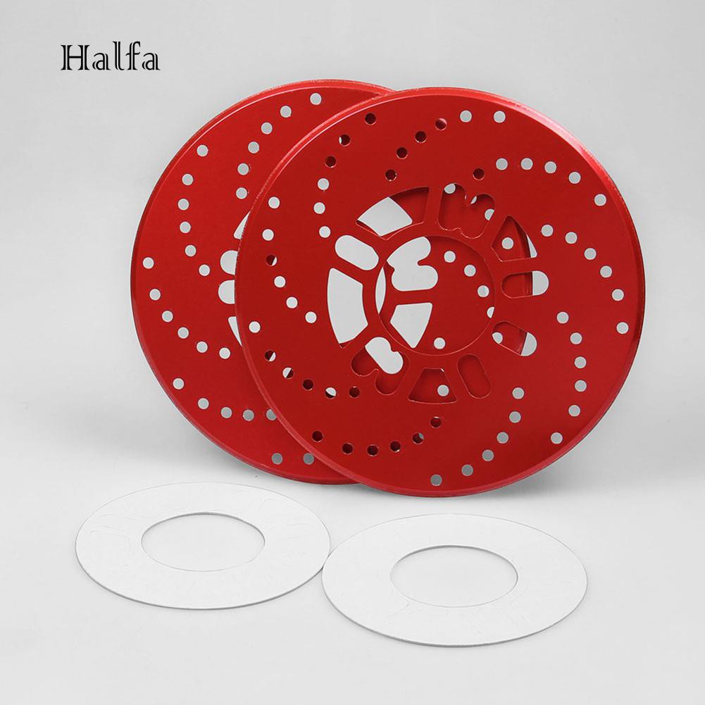 Hl Bộ Dụng Cụ In Hình Độc Đáo Tiện Dụng☆Set 2 Vỏ Bọc Bảo Vệ Phanh Đĩa Bằng Nhôm Chuyên Dụng Cho Xe Hơi Đua
