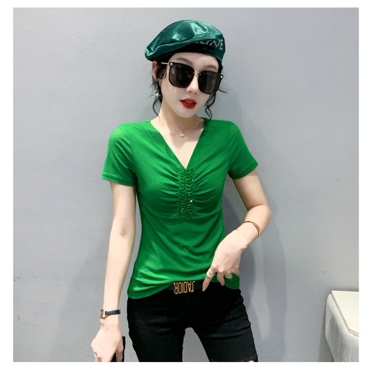 X82145 Áo thun ngắn tay nữ hè hàng nhập