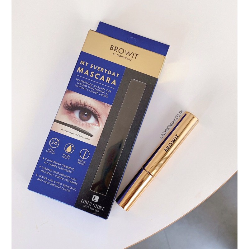 [Mã 155FMCGSALE giảm 7% đơn 500K] Mascara Browit By Nongchat My Everyday