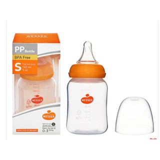 Bình sữa Nano Wesser 140ml cổ nhỏ