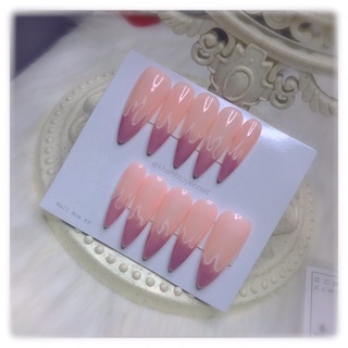 NailBox móng úp thiết kế sẵn Mẫu lửa tím
