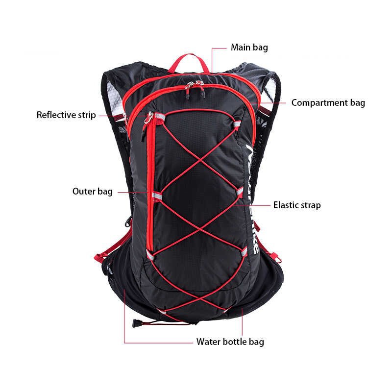 Balo Thể thao Naturehike NH18Y002-B Chạy bộ,leo núi, đạp xe (Có túi đựng nước và ngăn đựng mũ bảo hiểm) - Dung tích 15L