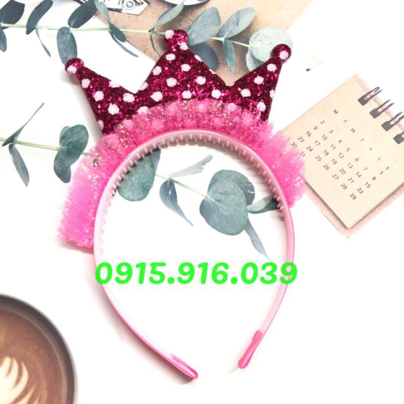Cài Tóc Nơ Kim Tuyến Xinh Xắn Cho Bé
