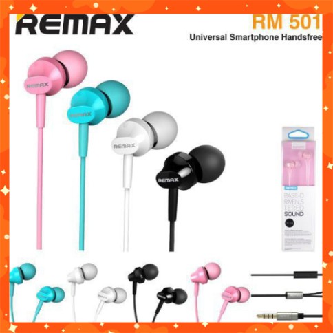 Tai Nghe Nhét Tai Remax RM-501 Có Micro Đàm Thoại