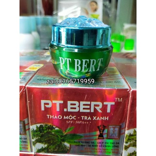 PT.BERT combo 2 hộp kem dưỡng trắng da thảo mộc trà xanh hộp (20gr)