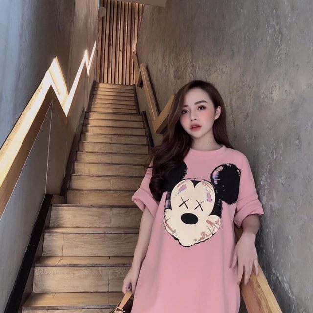 Đầm suông thun chất hàng việt nam xuất khẩu