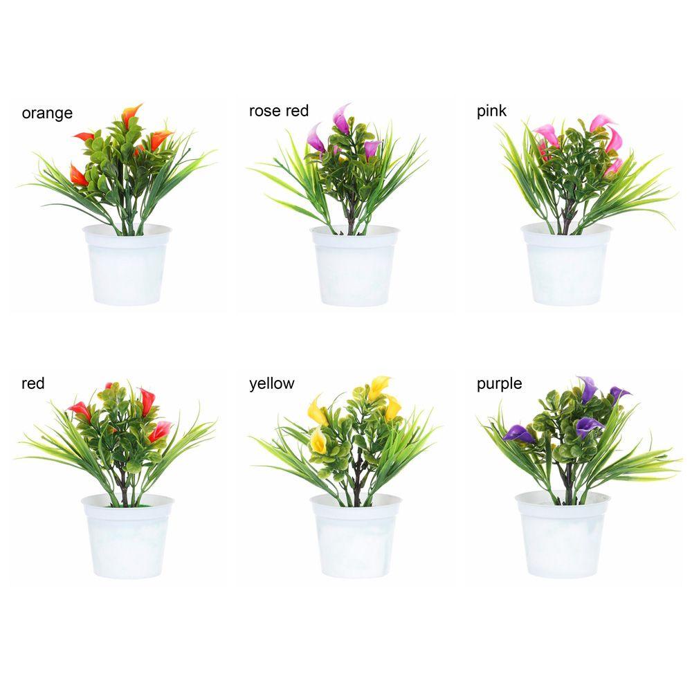 Chậu Hoa Lily Giả Dùng Trang Trí Sân Khấu Tiệc Tùng