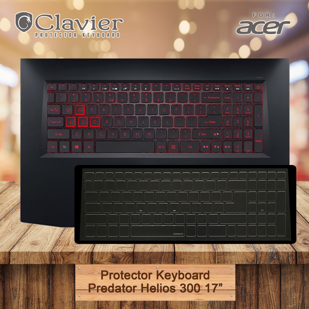 Vỏ Bảo Vệ Bàn Phím Máy Tính Acer Predator Helios 300 Ph317-51 Ph317-52 Cooskin