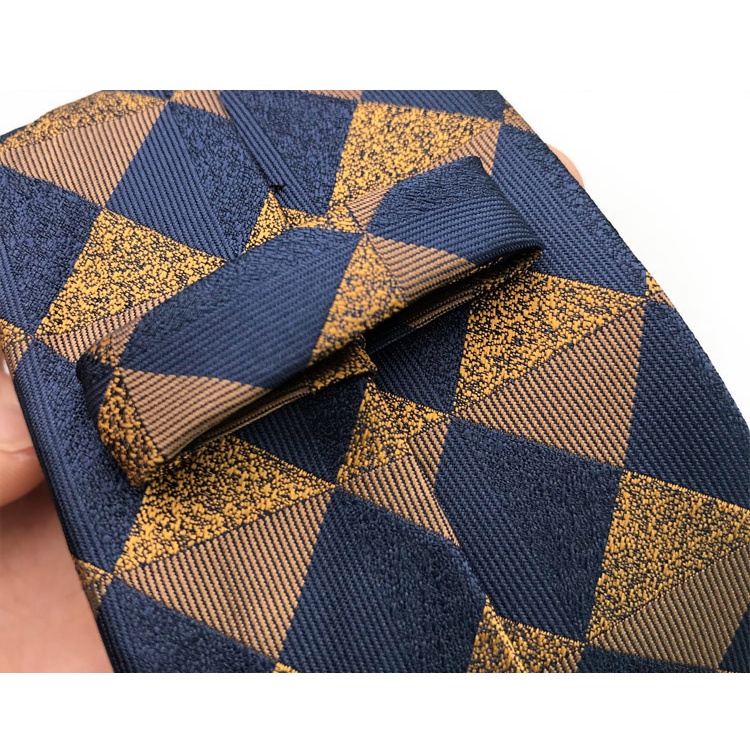 Cà Vạt 8CM Họa Tiết Sọc Caro / Chấm Bi Thời Trang Công Sở Cho Nam