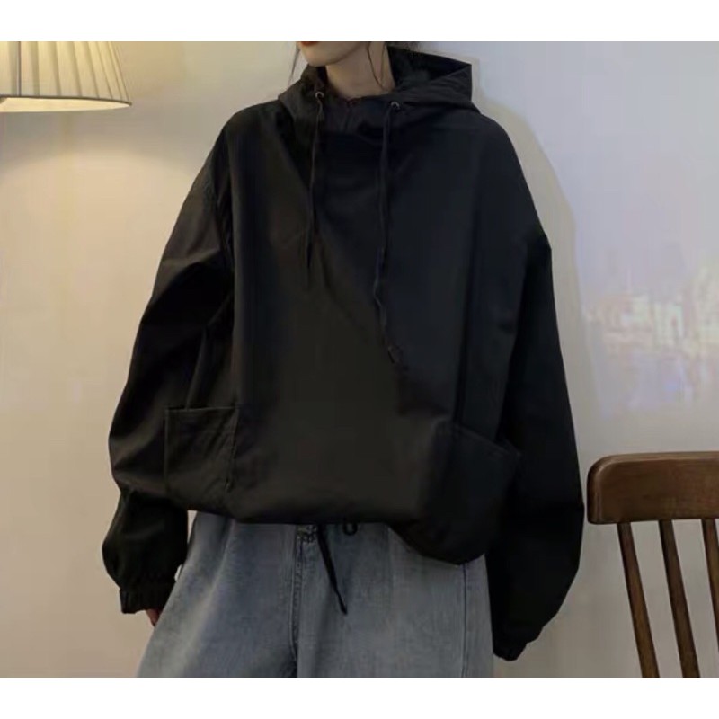 Áo Hoodie nữ áo hoodie kaki phong cách ulzzang hàng quảng châu