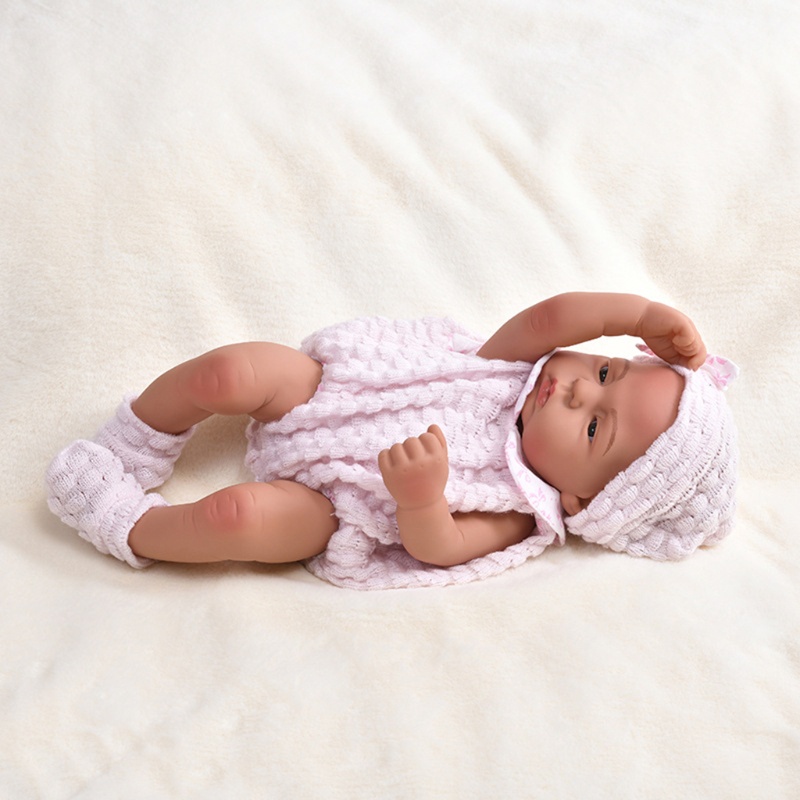 Đồ Chơi Búp Bê Em Bé Sơ Sinh 15Inch Bằng Vinyl Toàn Thân