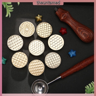 Retro Wax Seal Antique Geometric Pattern Sealing Wax Stamp DIY Decorative