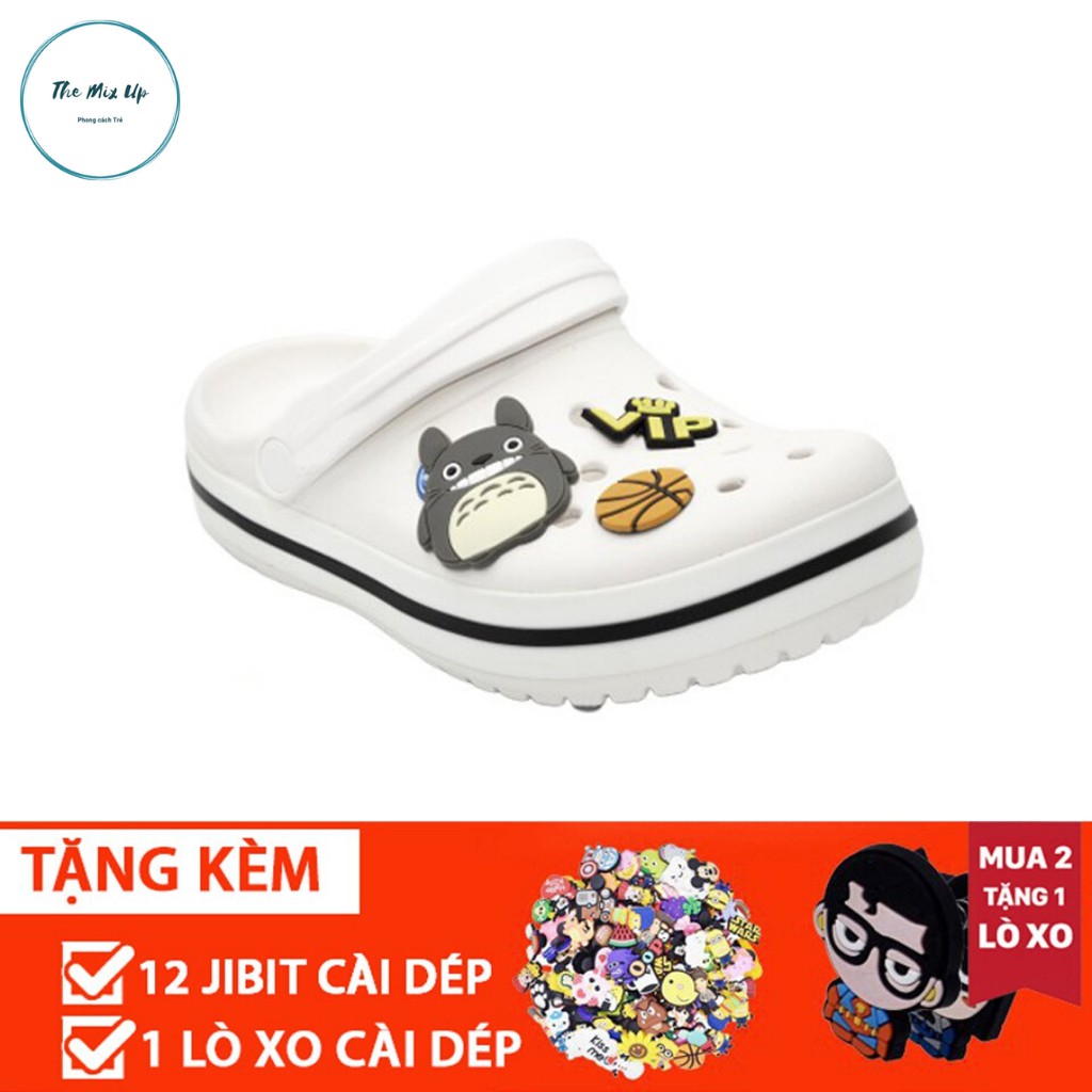 [Siêu Sale] [Siêu Hot Tặng 6 Sticker] Dép Cross Màu Trắng Toroco bít đầu💖FREESHIP💖dép cross bít đầu hotrend BAN03 | BigBuy360 - bigbuy360.vn