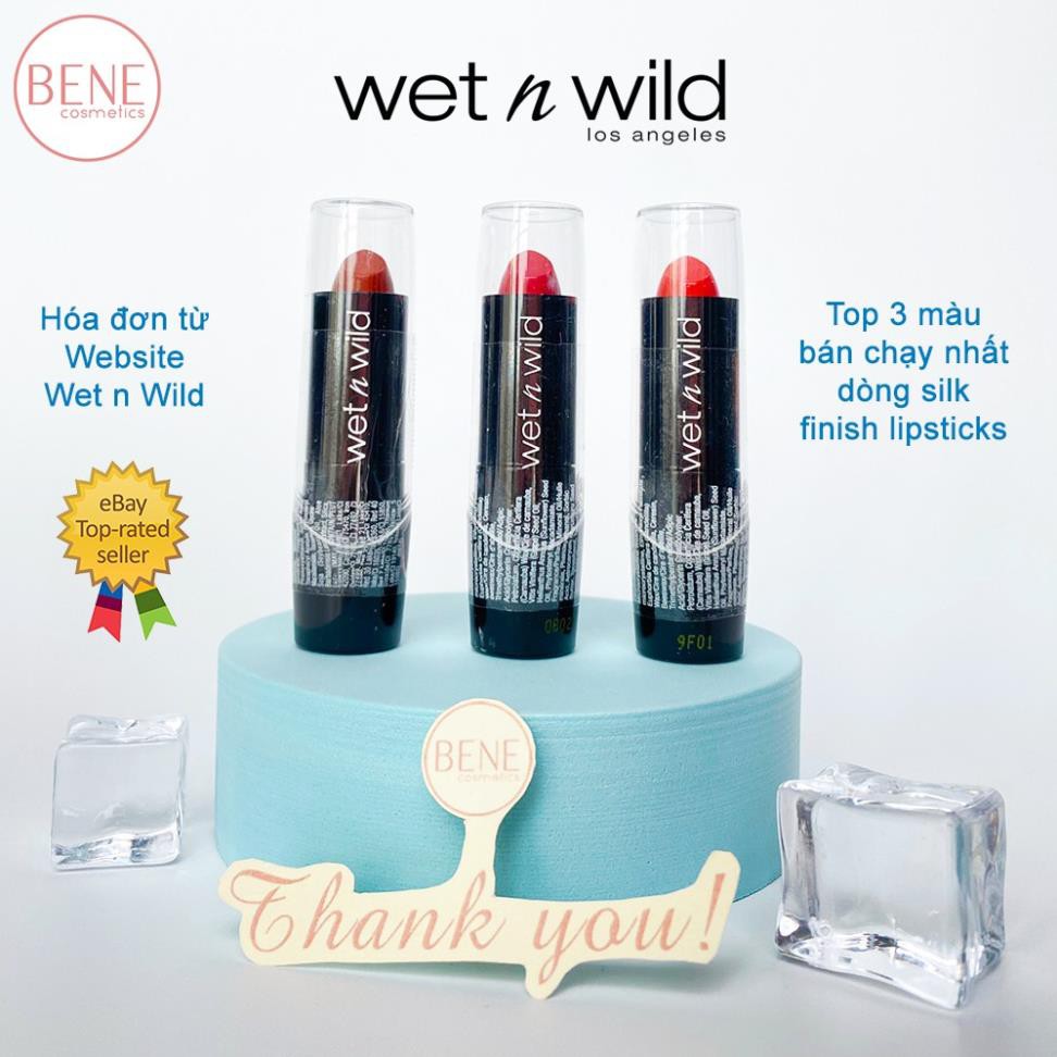 Son Lì Mịn Môi Wet N Wild Silk Finish Lipstick 💄