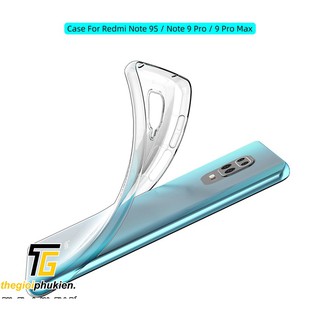 Xiaomi Redmi Note 9S / Note 9 / Note 9 Pro Ốp lưng silicon dẻo trong suốt chống sốc