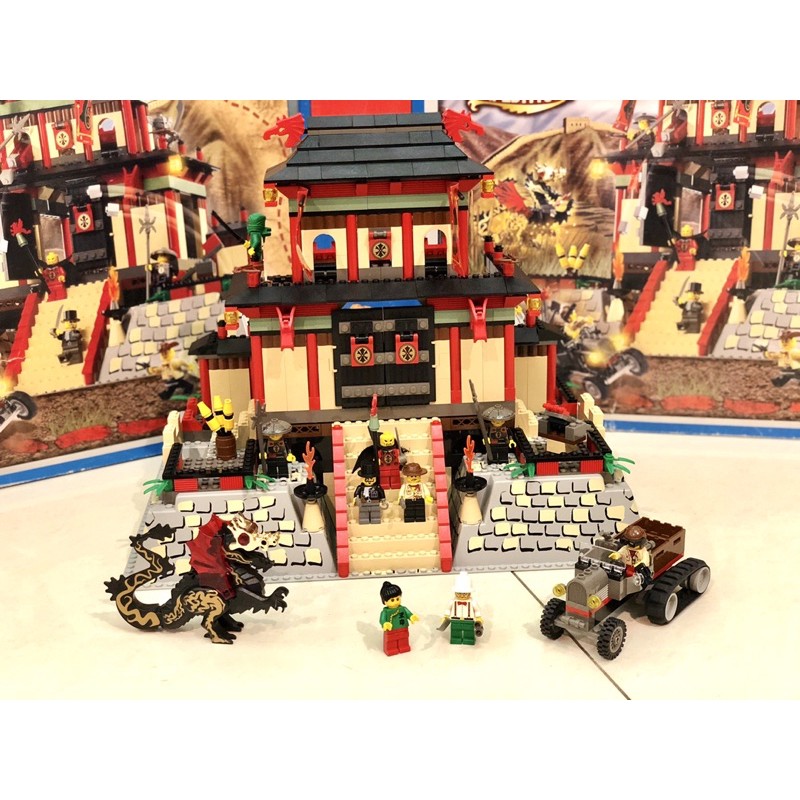 ĐỒ CHƠI XẾP HÌNH LEGO SYSTEM - Chủ đề Thám hiểm phương đông - 7419 - Lâu Đài thủ lĩnh rồng