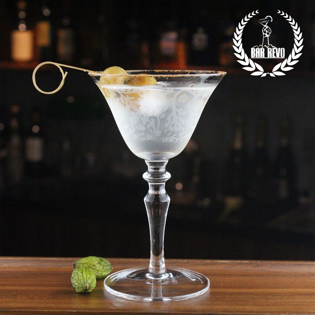 Martini Họa tiết - Ly Cocktail Thủy Tinh