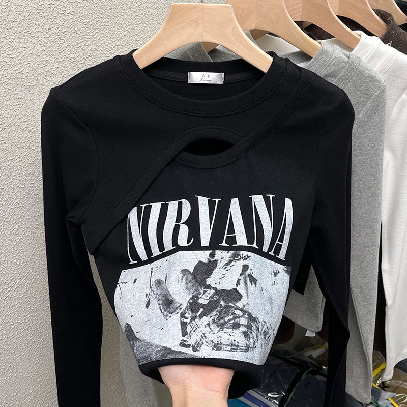 Áo Thun Cotton Tay Dài Thoải Mái Thời Trang Xuân Thu Cho Nữ