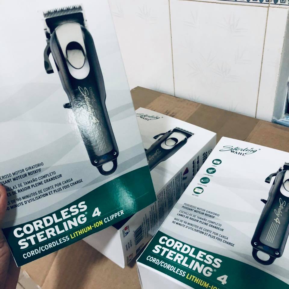 Tông Đơ Wahl Sterling 4 Cordless - Tông Đơ Cắt Tóc USA - Hàng Chính Hãng - Nội Địa Mỹ - Bảo Hành 1 Năm