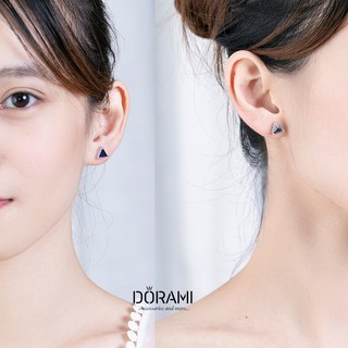 Bông tai tam giác, bông tai unisex, bông tai nam nữ, bông tai nụ, bông tai sát tai, bông tai bạc