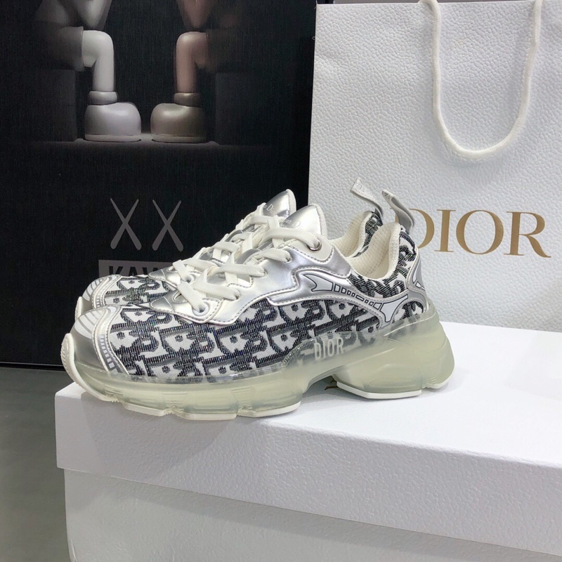 Giày thể thao nữ mẫu mới thời trang thương hiệu Dior CD Vibe cao cấp
