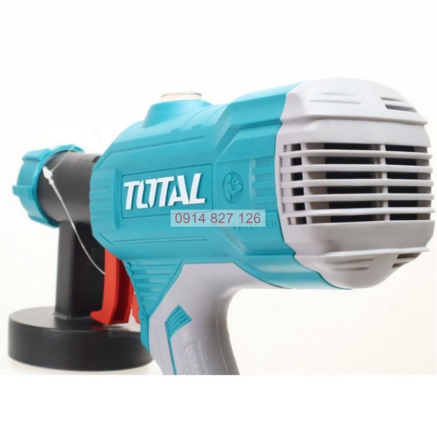 Máy phun sơn dùng điện TOTAL TT3506 220-240V~50/60Hz, Công suất 450W, 380ml / phút, 800ml, Bh 6 tháng
