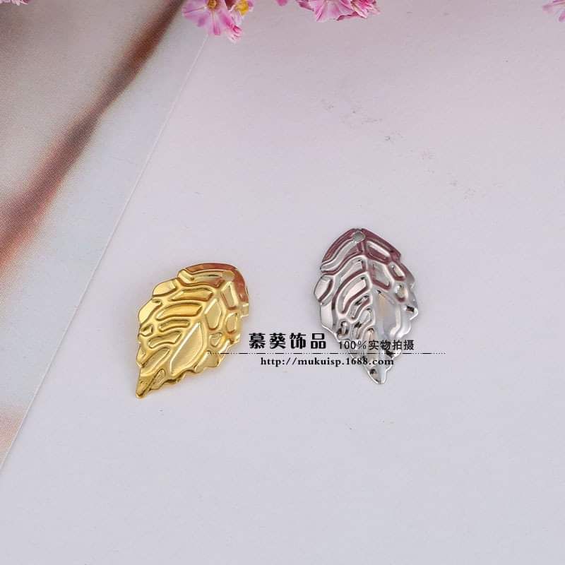 10 phiến lá treo 11*18mm, nguyên liệu làm trâm cài tóc cổ trang, nguyên liệu diy, Sỉ phụ kiện Khánh Huyền