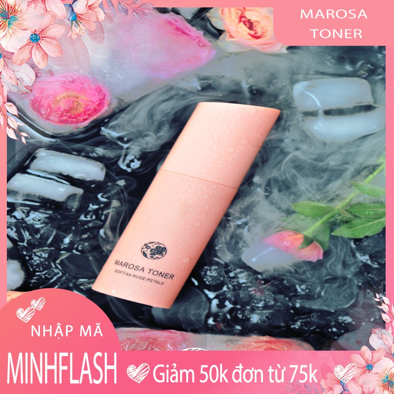 [Mã ⚡MINHFLASH⚡ giảm 50K đơn 75k] Marosa toner LACO 🌹 NƯỚC HOA HỒNG ORGANIC 100% KHÔNG CỒN 🌹 Cấp ẩm tức thì cho da khô