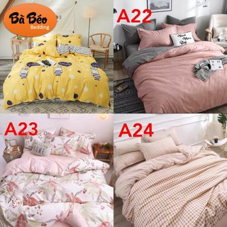 Bộ Vỏ Chăn Ga Gối Coton poly hàng nhập khẩu cao cấp.( nhắn tin chọn mẫu)